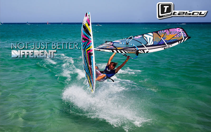 Jede Menge Windsurf-Material